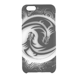 Yin and Yang Asian Dragons Clear iPhone 6/6S Case