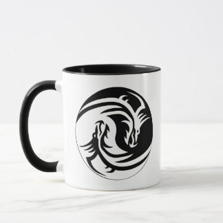 Yin and Yang Dragon Head Mug
