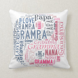 Yin and Yang Grandma and Grandpa Pillow