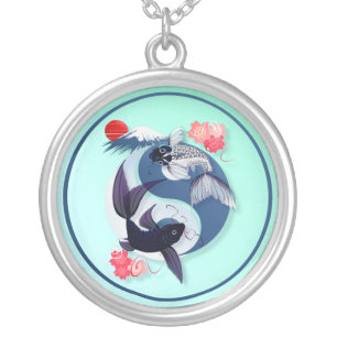 Yin and Yang Koi Necklace