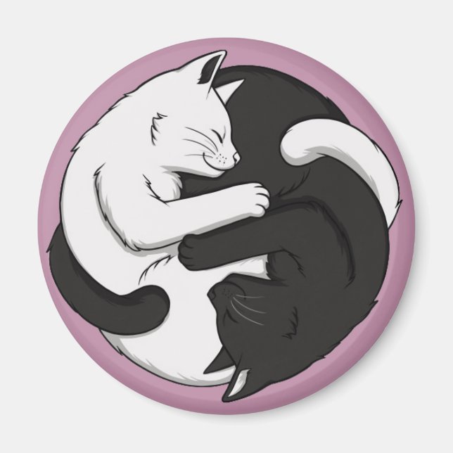 Yin and Yang Magnet (Front)