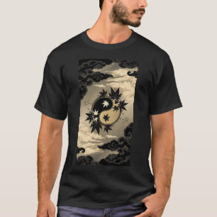 Yin and yang Maple Leaves T-Shirt