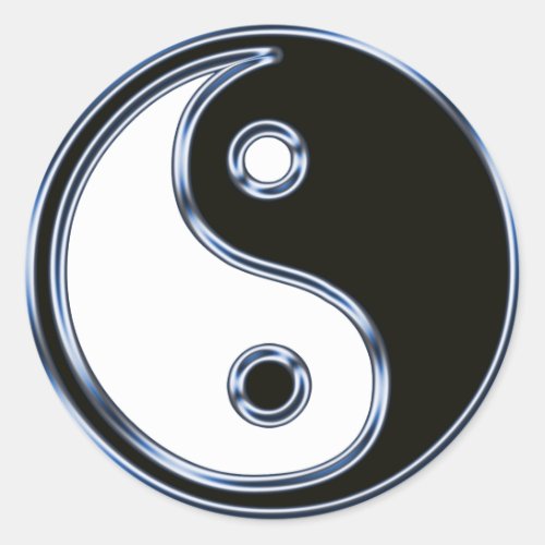 Yin and Yang Medallion Sticker