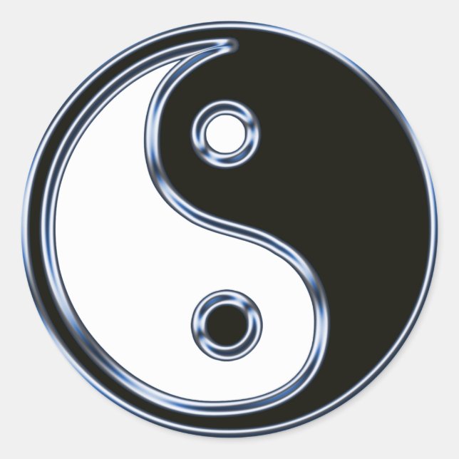 Yin and Yang Medallion Sticker (Front)