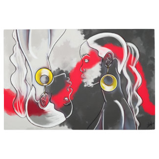 Yin and Yang Metal Print