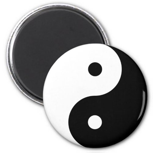 Yin and Yang Motivational Philosophical Symbol Magnet