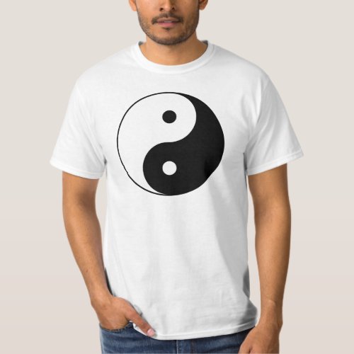 Yin and Yang Motivational Philosophical Symbol T_Shirt