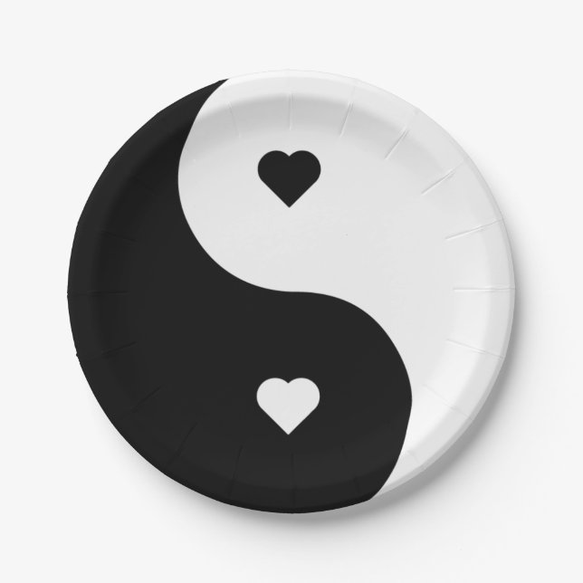 YIN AND YANG PAPER PLATES (Front)