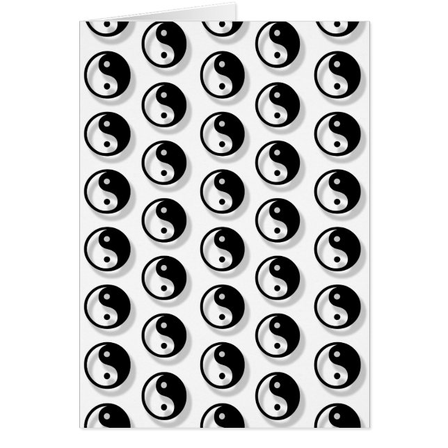 Yin And Yang Pattern Cards (Front)
