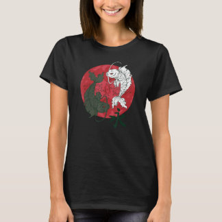Yin and Yang Pisces Shirt Japanese Koi Carp Fish T