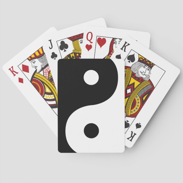 Yin and Yang Sides Poker Cards (Back)