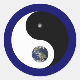 Yin and Yang Sticker