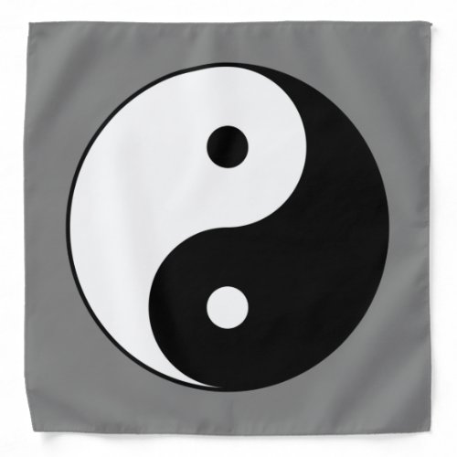 Yin and Yang Symbol Chinese Taoist Taijitu Bandana