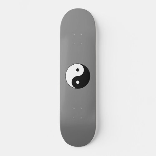 Yin and Yang Symbol Chinese Taoist Taijitu Skateboard