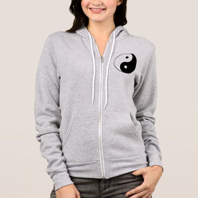 YIN AND YANG Symbol Hoodie (Front)
