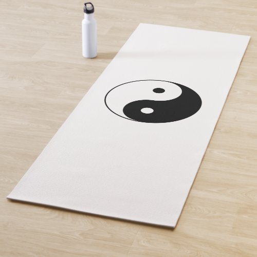 Yin and Yang Symbol Taoist Taijitu Yoga Mat