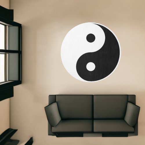 Yin And Yang Template Rug