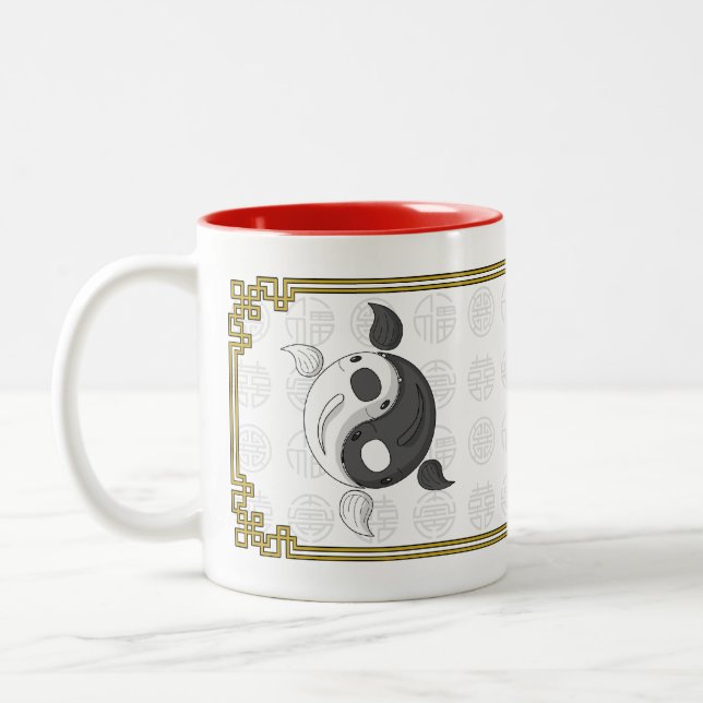 Yin and Yang the Koi Mug (Left)