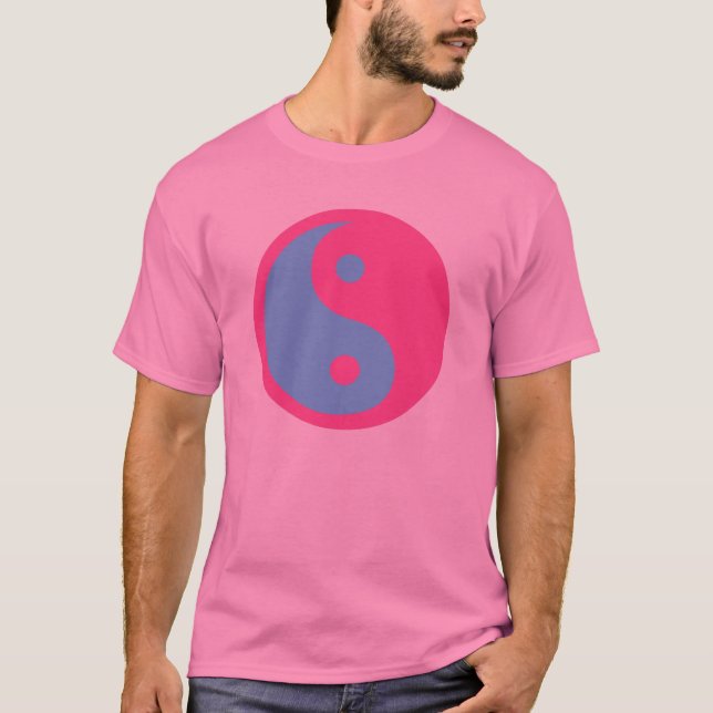 Yin and Yang Transgender symbol. T-Shirt (Front)