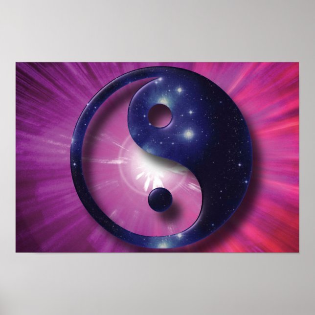 Yin and Yang Universe Print (Front)