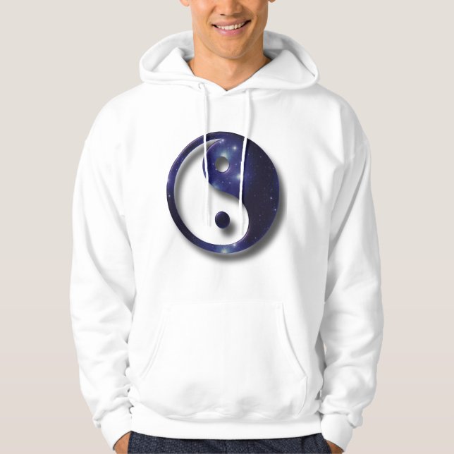 Yin and Yang Universe Symbol Hoodie (Front)