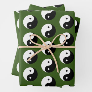 Yin and Yang Wrapping Paper Sheets