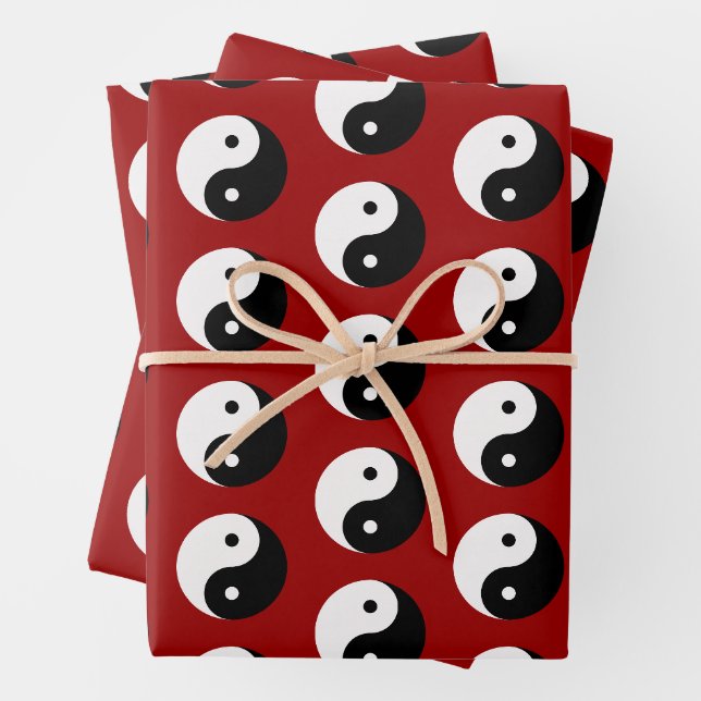 Yin and Yang Wrapping Paper Sheets (In situ)