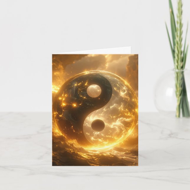 YIN AND YANG - Yijing - Holiday Card (Front)
