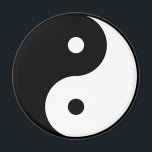 yin and yang yoga magnet<br><div class="desc">The zen yin-yang symbol</div>
