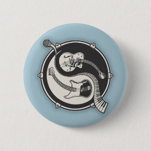 Yin Band Pinback Button