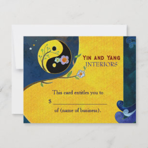 Yin n Yang Business Gift Certificates