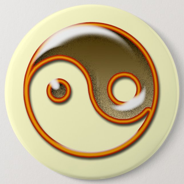 Yin & Yan Pinback Button (Front)