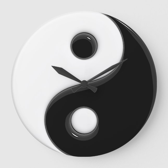 Yin Yang #1D Large Clock (Front)