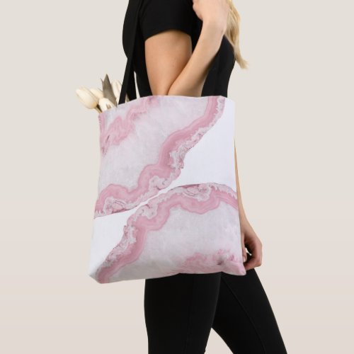 Yin Yang Agate Summer Glam 4 gem decor art  Tote Bag