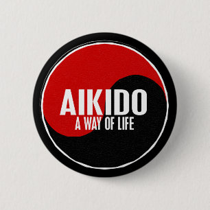 Yin Yang Aikido 1 Pinback Button