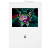 Yin Yang, Angel Wings and Heart (Back)