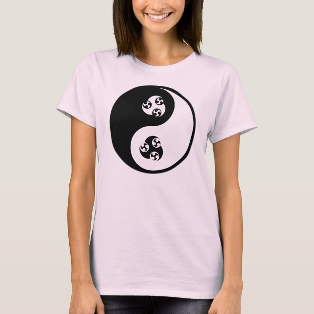 Yin Yang Anime T-Shirt (Front)