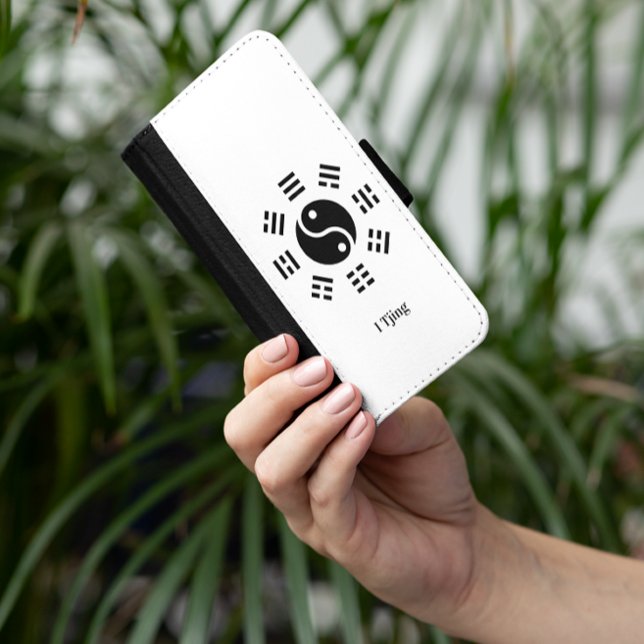 Yin Yang Ba Gua I Ching Symbol - Eight Trigrams iPhone Wallet Case (Creator Uploaded)