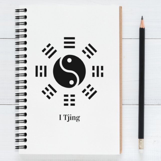 Yin Yang Ba Gua I Ching Symbol - Eight Trigrams Notebook (Creator Uploaded)