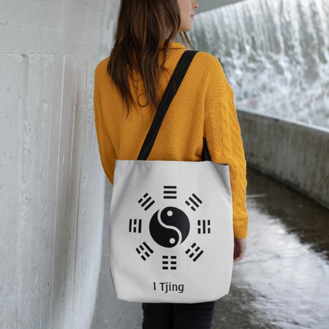 Yin Yang Ba Gua I Ching Symbol - Eight Trigrams Tote Bag (Creator Uploaded)