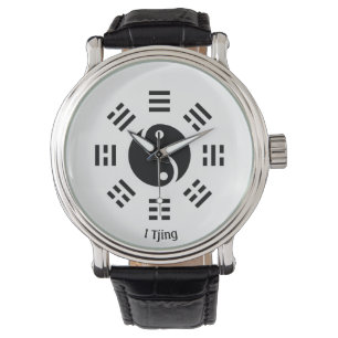 Yin Yang Ba Gua I Ching Symbol - Eight Trigrams Watch