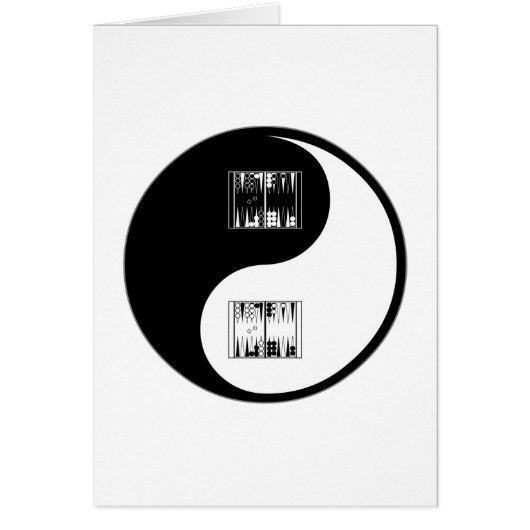 Yin Yang Backgammon Cards (Front)