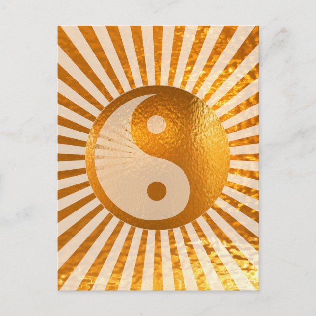 YIN YANG Balance : A MUST buy for yourself Postcard (Front)