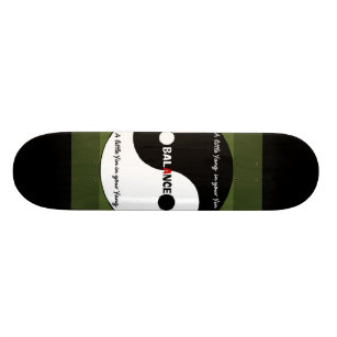 'Yin Yang Balance' Skateboard