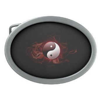 Yin Yang Belt Buckle by pigswingproductions at Zazzle