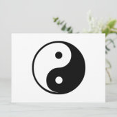Yin Yang Black and White Illustration Template (Standing Front)