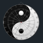 yin yang black white symbol dartboard<br><div class="desc">The zen yin-yang balance sign</div>