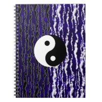 Yin Yang Blue Tranquility Zen Energy Dream Journal