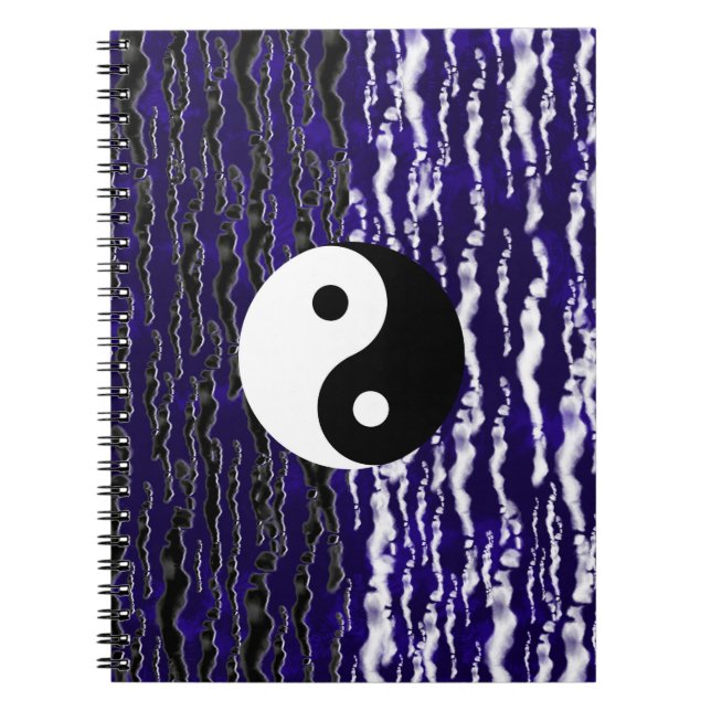 Yin Yang Blue Tranquility Zen Energy Dream Journal (Front)