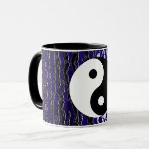 Yin Yang Blue Tranquility Zen Energy Mug